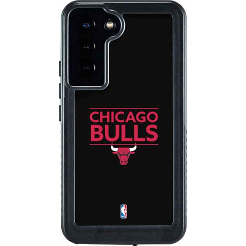 NBA Chicago Bulls Standard - Black Galaxy S23 Plus Waterproof Case