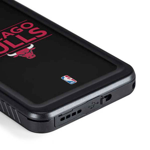 NBA Chicago Bulls Standard - Black Galaxy S23 Plus Waterproof Case