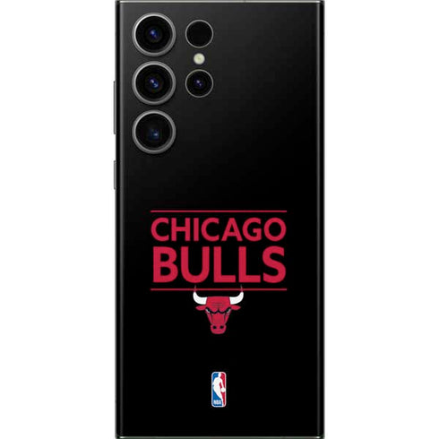 NBA Chicago Bulls Standard - Black Galaxy S23 Ultra Skin