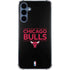 NBA Chicago Bulls Standard - Black Galaxy S24 Clear Case