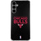 NBA Chicago Bulls Standard - Black Galaxy S24 Plus Clear Case