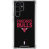 NBA Chicago Bulls Standard - Black Galaxy S24 Ultra Clear Case