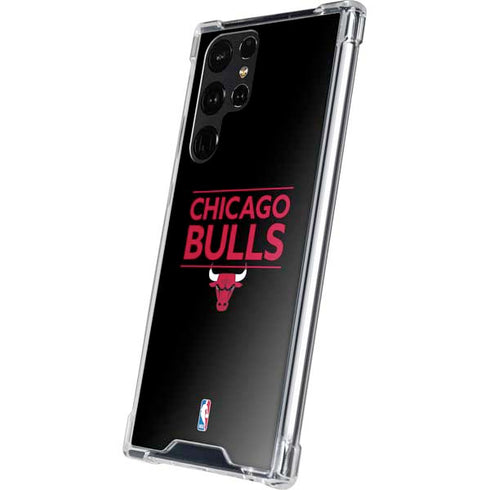 NBA Chicago Bulls Standard - Black Galaxy S24 Ultra Clear Case