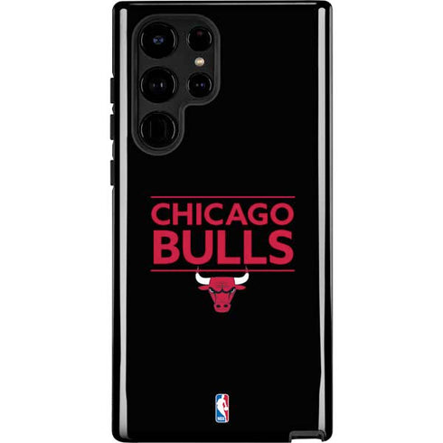 NBA Chicago Bulls Standard - Black Galaxy S24 Ultra Impact Case