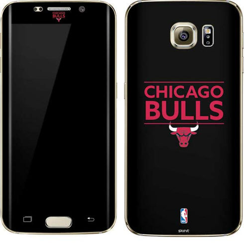 NBA Chicago Bulls Standard - Black Galaxy S7 Edge Skin