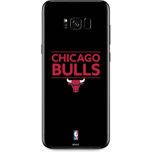 NBA Chicago Bulls Standard - Black Galaxy S8 Plus Skin