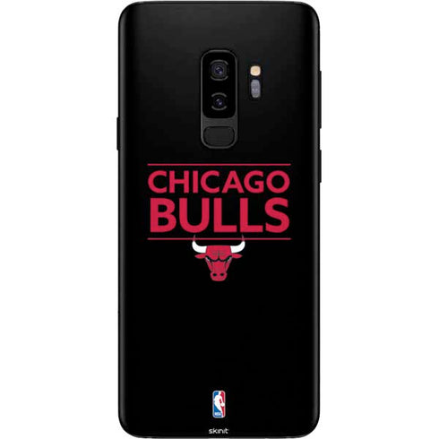 NBA Chicago Bulls Standard - Black Galaxy S9 Plus Skin