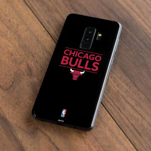 NBA Chicago Bulls Standard - Black Galaxy S9 Plus Skin