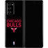 NBA Chicago Bulls Standard - Black Galaxy Z Fold2 5G Skin