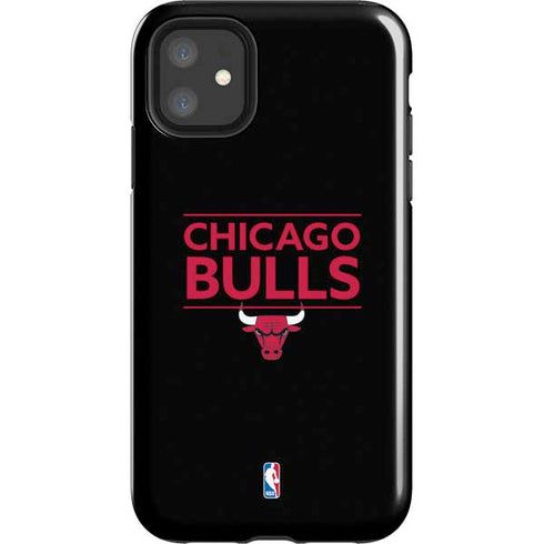 NBA Chicago Bulls Standard - Black iPhone 11 Impact Case