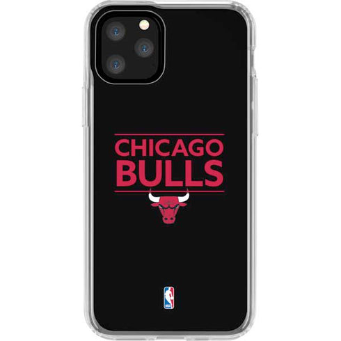 NBA Chicago Bulls Standard - Black iPhone 11 Pro Clear Case