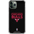 NBA Chicago Bulls Standard - Black iPhone 11 Pro Max Clear Case