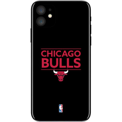 NBA Chicago Bulls Standard - Black iPhone 11 Skin