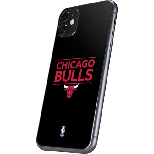 NBA Chicago Bulls Standard - Black iPhone 11 Skin