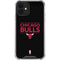 NBA Chicago Bulls Standard - Black iPhone 12 Clear Case