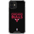 NBA Chicago Bulls Standard - Black iPhone 12 Clear Case