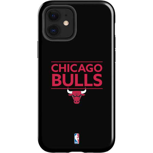 NBA Chicago Bulls Standard - Black iPhone 12 Impact Case