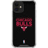 NBA Chicago Bulls Standard - Black iPhone 12 Mini Clear Case