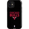 NBA Chicago Bulls Standard - Black iPhone 12 Mini Impact Case