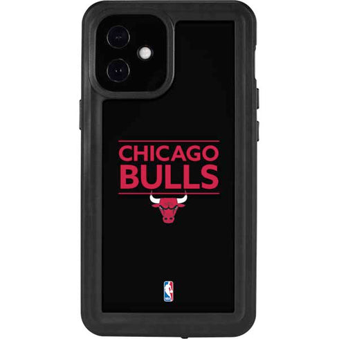 NBA Chicago Bulls Standard - Black iPhone 12 Mini Waterproof Case