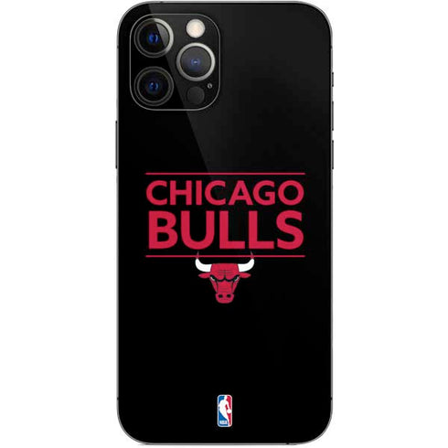 NBA Chicago Bulls Standard - Black iPhone 12 Pro Skin