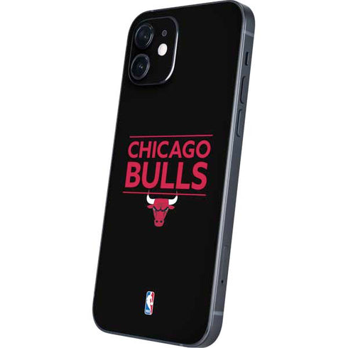 NBA Chicago Bulls Standard - Black iPhone 12 Skin