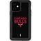 NBA Chicago Bulls Standard - Black iPhone 12 Waterproof Case