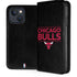 NBA Chicago Bulls Standard - Black iPhone 13 Folio Case