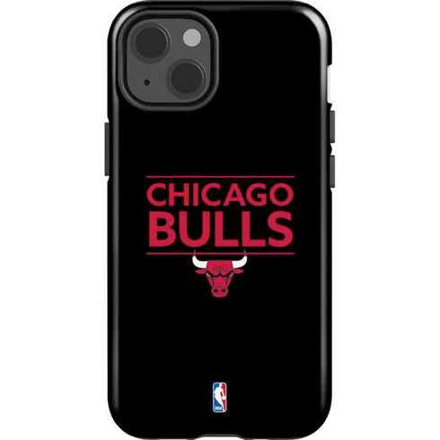 NBA Chicago Bulls Standard - Black iPhone 13 Impact Case