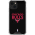 NBA Chicago Bulls Standard - Black iPhone 13 Mini Clear Case