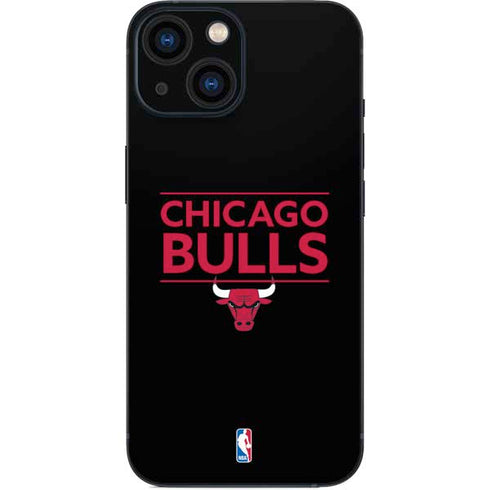 NBA Chicago Bulls Standard - Black iPhone 13 Mini Skin