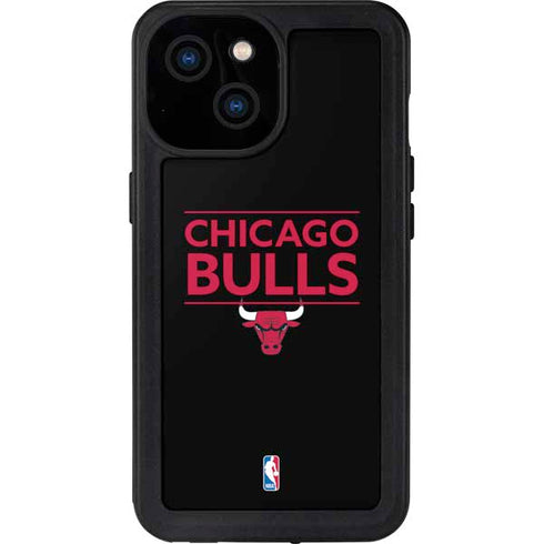 NBA Chicago Bulls Standard - Black iPhone 13 Mini Waterproof Case