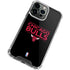 NBA Chicago Bulls Standard - Black iPhone 13 Pro Clear Case