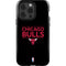 NBA Chicago Bulls Standard - Black iPhone 13 Pro Impact Case