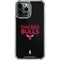 NBA Chicago Bulls Standard - Black iPhone 13 Pro Max Clear Case