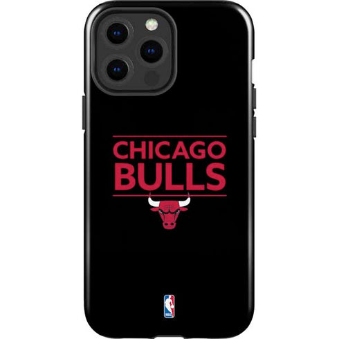 NBA Chicago Bulls Standard - Black iPhone 13 Pro Max Impact Case