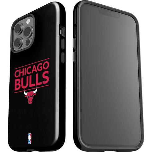 NBA Chicago Bulls Standard - Black iPhone 13 Pro Max Impact Case