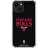 NBA Chicago Bulls Standard - Black iPhone 14 Clear Case