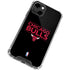 NBA Chicago Bulls Standard - Black iPhone 14 Clear Case