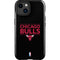 NBA Chicago Bulls Standard - Black iPhone 15 Plus Impact Case