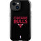 NBA Chicago Bulls Standard - Black iPhone 14 Plus Impact Case