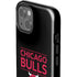 NBA Chicago Bulls Standard - Black iPhone 15 Plus Impact Case