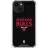 NBA Chicago Bulls Standard - Black iPhone 14 Plus Clear Case