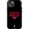 NBA Chicago Bulls Standard - Black iPhone 14 Impact Case