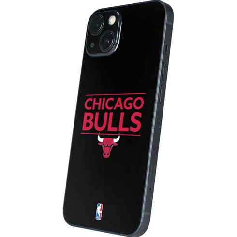 NBA Chicago Bulls Standard - Black iPhone 15 Plus Skin