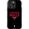 NBA Chicago Bulls Standard - Black iPhone 14 Pro Impact Case