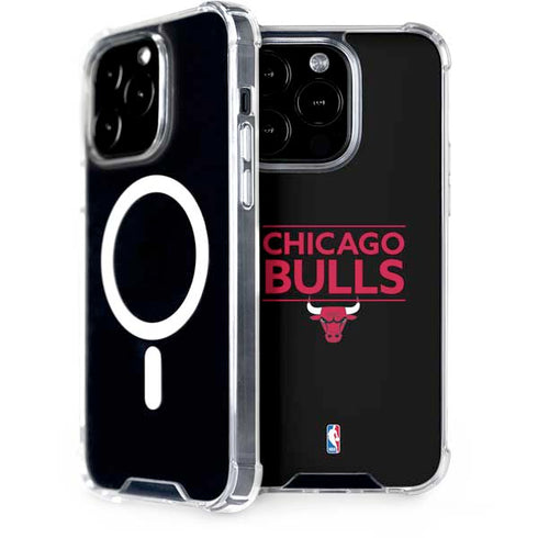 NBA Chicago Bulls Standard - Black iPhone 15 Pro MagSafe Case