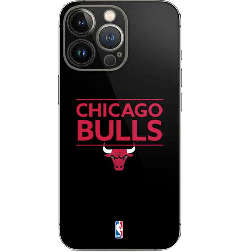 NBA Chicago Bulls Standard - Black iPhone 14 Pro Skin