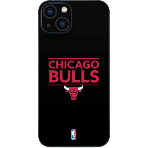 NBA Chicago Bulls Standard - Black iPhone 14 Skin