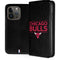 NBA Chicago Bulls Standard - Black iPhone 15 Pro Folio Case